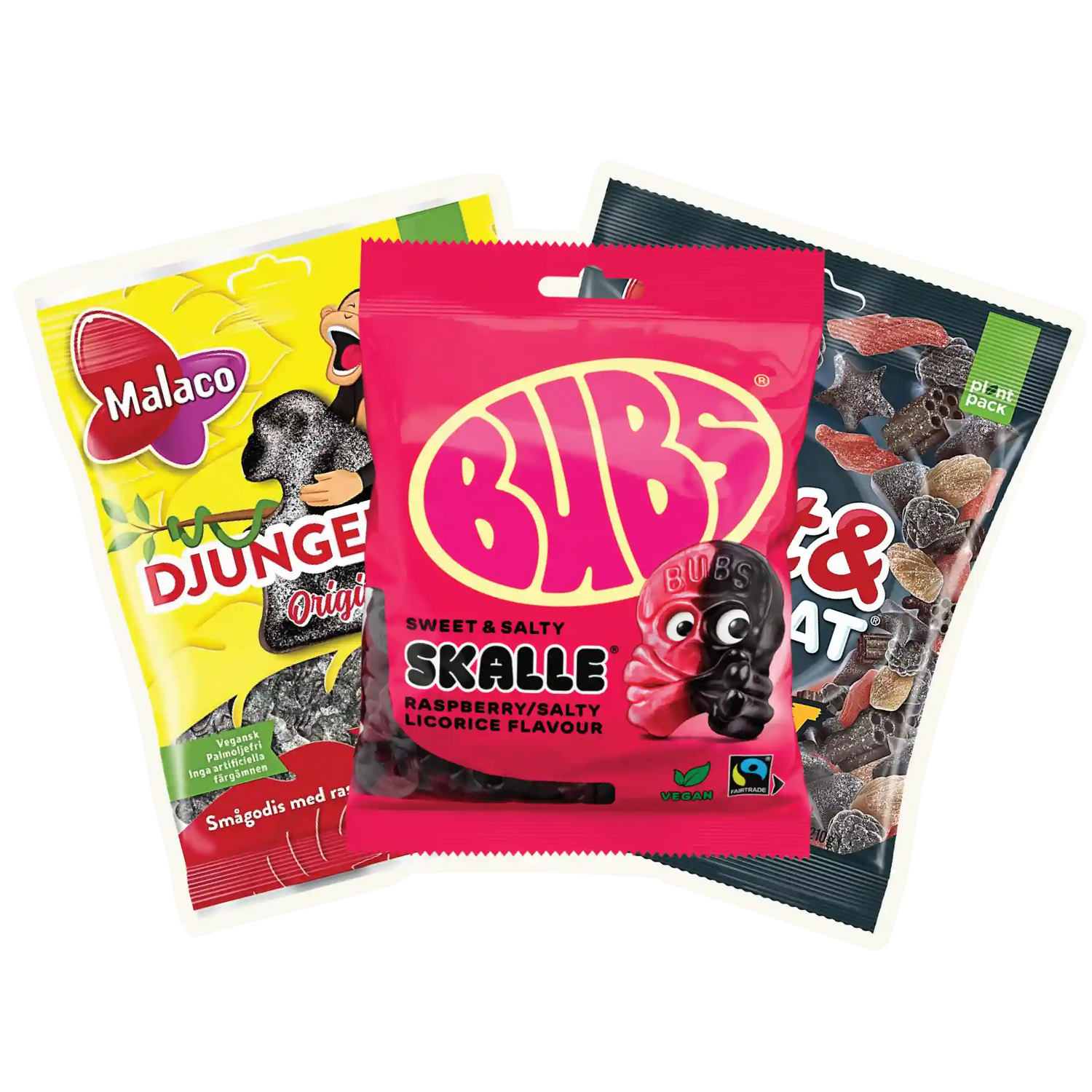 mix of swedish licorice candy