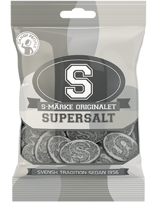 S-Märke Salt – Swedish Salty Licorice Candy